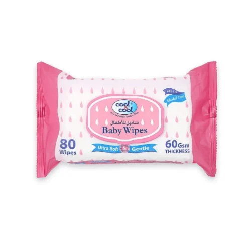 Cool & Cool Baby Wipes 80 Sheets