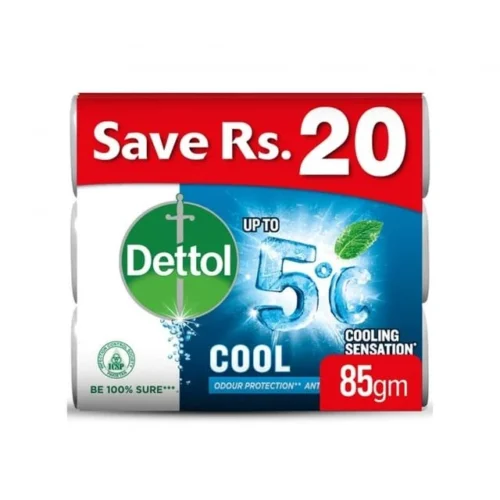 Dettol Antibacterial Cool Soap 85 g x3