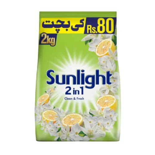 Sunlight 2in1 Washing Powder Green 2kg