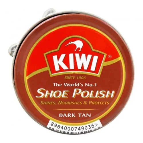 Kiwi Shoe Polish Dark Tan 45ml
