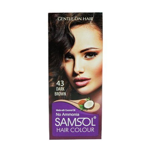 Samsol Hair Colour 43 Dark Brown