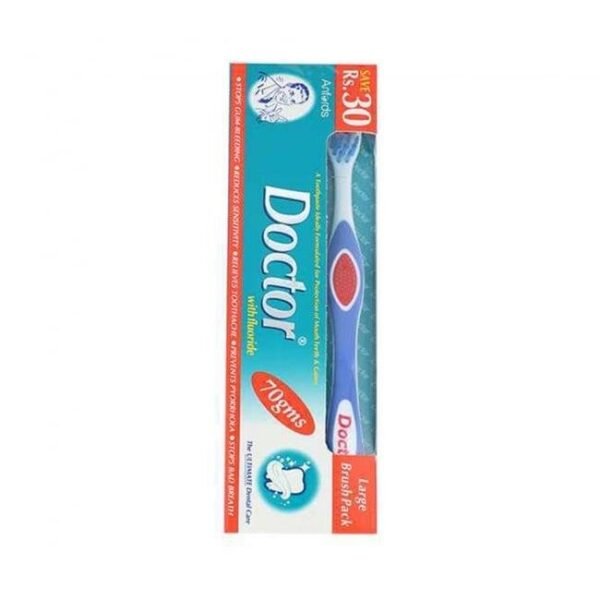 Doctor Toothpaste Large Brush Pack 70gm