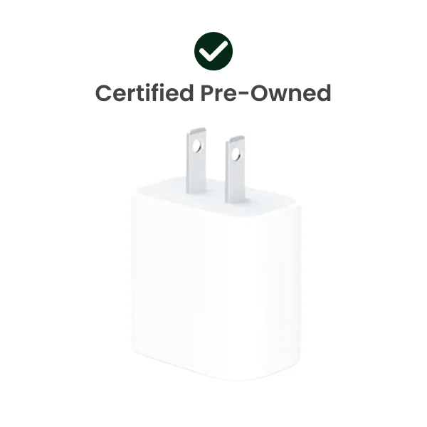 Pre-Owned Certified Pre-Owned Apple Official 20W USB-C Power Adapter 2 Pin